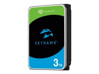 Disque dur de surveillance Seagate SkyHawk ST3000VX015 - Disque dur - 3 To - interne - SATA 6Gb/s - mémoire tampon : 256 Mo