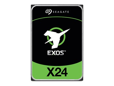 Seagate Exos X24 ST20000NM001H - Disque dur - Enterprise - chiffré - 20 To - interne - 3.5" - SATA 6Gb/s - 7200 tours/min - mémoire tampon : 512 Mo - Self-Encrypting Drive (SED)
