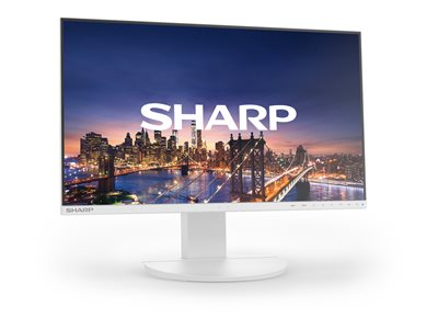 Sharp MultiSync EA272F - EA Series - écran LED - 27" - 1920 x 1080 Full HD @ 60 Hz - AH-IPS - 240 cd/m² - 1000:1 - 6 ms - HDMI, VGA, DisplayPort, USB-C - haut-parleurs - blanc