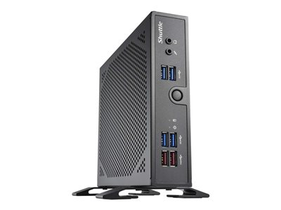 Shuttle XPC slim POS DS500 - Slim-PC Celeron 7305 - RAM 8 Go - SSD 120 Go - UHD Graphics - Gigabit Ethernet, 2.5 Gigabit Ethernet - Aucun SE fourni - moniteur : aucun - noir