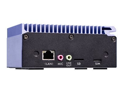 Shuttle SPCEL12 - Ordinateur industriel - USFF 1 x série Atom X J6412 / jusqu'à 2.6 GHz - RAM 0 Go - SSD 0 x 0 Go - UHD Graphics - Gigabit Ethernet, 2.5 Gigabit Ethernet - Aucun SE fourni - moniteur : aucun