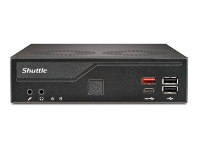 Shuttle XPC slim DH810 - Barebone - Slim-PC Socket LGA1851 - Intel H810 - pas de processeur - RAM 0 Go - Gigabit Ethernet, 2.5 Gigabit Ethernet