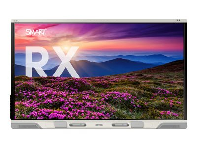 SMART Board RX265 - Classe de diagonale 65" RX Series with iQ écran LCD rétro-éclairé par LED - interactive - avec tableau blanc interactif intégré, écran tactile (multi-touch), réseau de 8 microphones, lecteur/enregistreur RFID NFC CCID - Android - 4K UHD (2160p) 3840 x 2160 - blanc