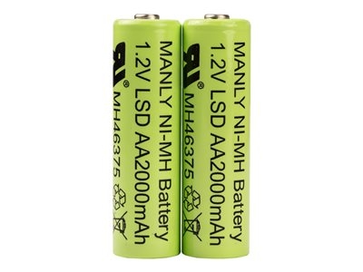 Socket - Batterie 2 x type AA - NiMH - (rechargeables) - 2000 mAh - pour SocketScan S700, S730, S740