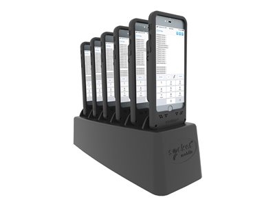 DuraSled DS800 - Avec chargeur 6 baies - scanner de code à barres - compagnon - imageur linéaire - décodé - Bluetooth 2.1 EDR (pack de 6)