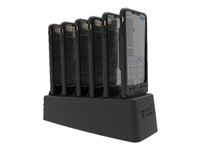 DuraSled DS840 - Avec chargeur 6 baies - scanner de code à barres - compagnon - imageur 2D - décodé - Bluetooth 2.1 EDR (pack de 6)