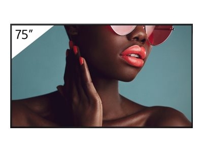 Sony Bravia Professional Displays FW-75BZ40L - Classe de diagonale 75" BZ40L Series écran LCD rétro-éclairé par LED - signalisation numérique - Android TV - 4K UHD (2160p) 3840 x 2160 - HDR - Direct LED