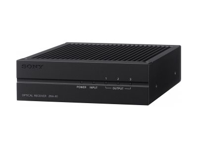 Sony ZRA-R1 - Récepteur - fibre optique - SFP+ / RJ-45 - jusqu'à 300 m - pour Sony ZRD-B12A, ZRD-B15A, ZRD-BH12D, ZRD-BH15D, ZRD-C12A, ZRD-C15A, ZRD-CH12D, ZRD-CH15D
