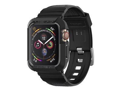 Spigen Rugged Armor Pro - Coque de protection pour montre intelligente - robuste - polyuréthanne thermoplastique (TPU) - pour Apple Watch (44 mm)