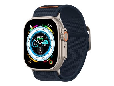 Spigen Lite Fit Ultra - Bracelet pour montre intelligente - 49mm, 45mm, 44mm, 42mm - marine - pour Apple Watch Hermès Series 9, SE 3, Series 10, Series 11, Series 9, Ultra 2, Ultra 3
