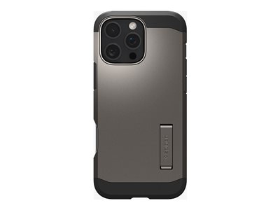 Spigen Tough Armor AI MagFit - Coque de protection pour téléphone portable - compatibilité avec MagSafe - polycarbonate, polyuréthanne thermoplastique (TPU), mousse à impact - bronze - pour Apple iPhone 16 Pro