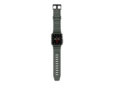 Spigen Rugged Armor Pro - Coque de protection pour montre intelligente - robuste - polyuréthanne thermoplastique (TPU) - vert militaire - pour Apple Watch (40 mm)