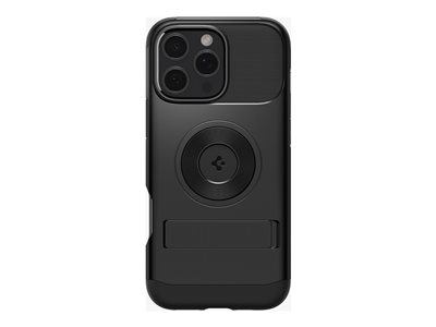 Spigen Slim Armor MagFit - Coque de protection pour téléphone portable - compatibilité avec MagSafe - polycarbonate, polyuréthanne thermoplastique (TPU) - noir - pour Apple iPhone 16 Pro