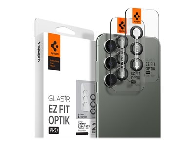 Spigen GLAS.tR EZ Fit Optik Pro - Protecteur d'objectif pour téléphone portable - verre - couleur de cadre noir - pour Samsung Galaxy S23+