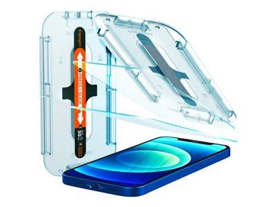 Spigen GLAS.tR EZ Fit - Protection d'écran pour téléphone portable - verre - 6.1" - clair - pour Apple iPhone 12 Pro