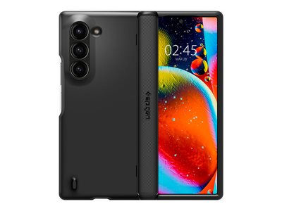 Spigen Slim Armor Pro - Étui à rabat pour téléphone portable - mousse à impact, polycarbonate (PC) - noir - pour Samsung Galaxy Z Fold6