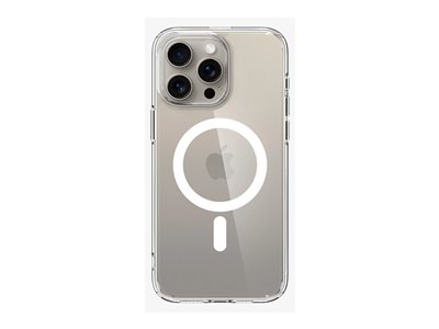 Spigen Ultra Hybrid MagFit - Coque de protection pour téléphone portable - compatibilité avec MagSafe - polycarbonate, polyuréthanne thermoplastique (TPU) - blanc - pour Apple iPhone 15 Pro