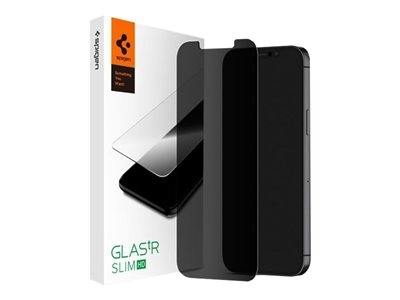Spigen GLAS.tR Slim HD - Protection d'écran pour téléphone portable - verre - avec filtre de confidentialité - 6.1" - pour Apple iPhone 13, 13 Pro