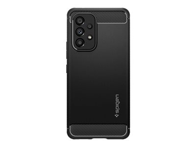 Spigen Rugged Armor - Coque de protection pour téléphone portable - polyuréthanne thermoplastique (TPU) - noir mat - pour Samsung Galaxy A53 5G