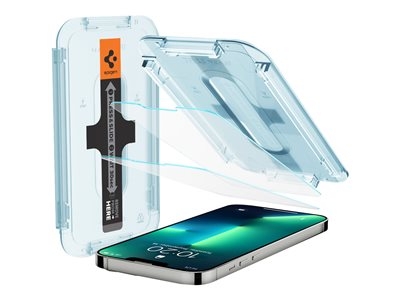 Spigen GLAS.tR EZ Fit - Protection d'écran pour téléphone portable - verre - pour Apple iPhone 13, 13 Pro