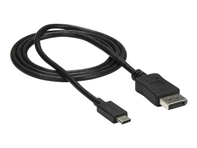 StarTech.com Câble adaptateur USB Type-C vers DisplayPort de 1 m - 4K - Câble DisplayPort - USB-C (M) pour DisplayPort (M) - Displayport 1.2/Thunderbolt 3 - 1 m - support pour 4K60Hz (3840 x 2160) - noir - pour P/N: TB33A1C, TB3DK2DPM2, TB3DKDPMAW, TB3DKDPMAWUE, TB3DOCK2DPPD, TB3DOCK2DPPU
