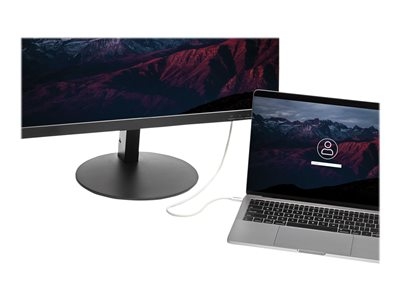 StarTech.com Câble Thunderbolt 3 de 50 cm - 40 Gb/s - TB USB-C DP - Blanc - Câble Thunderbolt - USB-C (M) pour USB-C (M) - USB 3.1 Gen 2 / Thunderbolt 3 / DisplayPort 1.2 - 50 cm - support 4K - blanc - pour P/N: CDP2HDUACP, CDP2HDUACPW, PEXUSB321C, TB33A1C