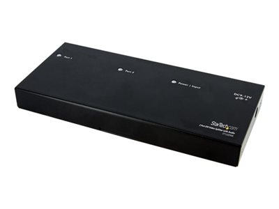 StarTech.com Répartiteur vidéo 2 ports DVI avec audio - Répartiteur vidéo/audio - 2 x DVI + 2 x audio - de bureau - pour P/N: SVA12M2NEUA, SVA12M5NA