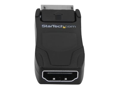 Startech Adaptateur Displayport vers HDMI - 4K30 - DPCP &amp; HDCP - DisplayPort 1.2 vers HDMI 1.4 - Adaptateur Apple HDMI (DP2HD4KADAP) - Adaptateur vidéo - DisplayPort mâle pour HDMI femelle - noir - passif, support 4K30Hz (3840 x 2160) - pour P/N: TB2DOCK4K2DP