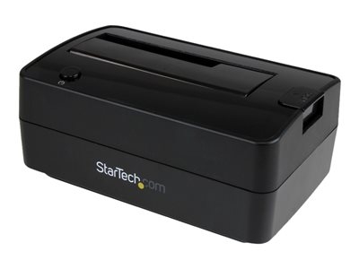 Startech Station d'accueil USB 3.1 (USB-A, USB-C) ou eSATA pour disque dur / SSD SATA de 2,5"/3,5" - Câbles USB-A et USB-C intégrés - Station d'accueil HDD - baies : 1 - 2.5", 3.5" - SATA 6Gb/s - eSATA, USB 3.1 (Gen 2) - noir