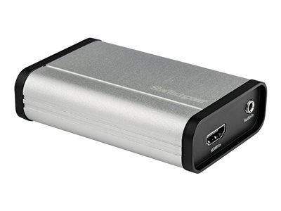 StarTech.com Carte d'acquisition vidéo HDMI USB-C - Compatible UVC - Carte capture vidéo HDMI 1080p pour Mac et Windows (UVCHDCAP) - Adaptateur de capture vidéo - USB 3.0 - noir, argent - Conformité TAA