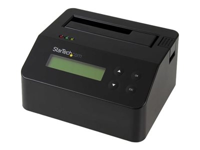 StarTech Station d'accueil USB 3.0 autonome pour HDD/SSD SATA I/II de 2,5" et 3,5" - Effacement de disque dur sécurisé - Effaceur de disque dur - noir - pour P/N: SVA12M5NA