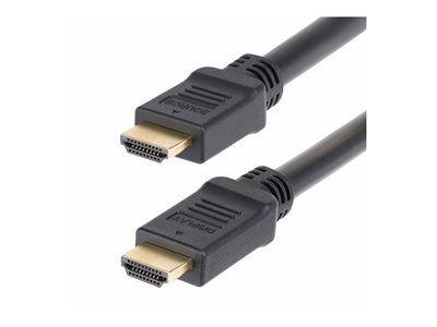 StarTech.com Câble HDMI 2.0, 15 m, CMP, Classé Plenum, Haut Débit, 4K60Hz - High Speed - câble HDMI - HDMI mâle pour HDMI mâle - 15 m - blindé - noir - actif, Unidirectionnel, support pour 4K60Hz, prise en charge de HDR10