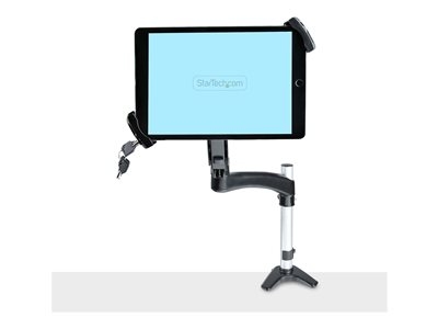 StarTech.com Adaptateur de Montage VESA Tablettes de 7,9 à 12,5", Antivol - Kit de montage (support de sécurité pour tablette, plaque lestée) - pour tablette - verrouillable - plastique, acier - noir - Taille d'écran : 7.9" - 12.5" - montable sur bras, montable sur support, étrier de montage VESA - pour Apple 11-inch iPad Pro (1ère génération, 2e génération, 3ème génération)