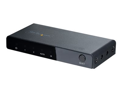StarTech.com Switch HDMI 8K à 2 Ports - Switch HDMI 2.1 - HDR10+, 8K 60Hz - Commutateur vidéo/audio - 2 x HDMI - de bureau