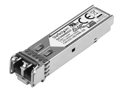StarTech.com SFP à fibre optique Gigabit compatible Cisco GLC-SX-SM-RGD - Module transmetteur SFP (mini-GBIC) (équivalent à : Cisco GLC-SX-MM-RGD) - 1GbE - 1000Base-SX - LC multi-mode - jusqu'à 550 m - 850 nm