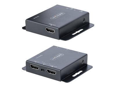 StarTech.com Rallonge HDMI Cat6/Cat5 - Extendeur HDMI/Vidéo 4K30Hz/39m ou 1080p/70m - Prolongateur HDMI sur Ethernet/RJ45 - Kit Émetteur Récepteur - Extension IR - Extender HDMI (EXTEND-HDMI-4K40C6P1) - Prolongateur audio/vidéo - HDMI - plus de CAT 5/6 - jusqu'à 70 m
