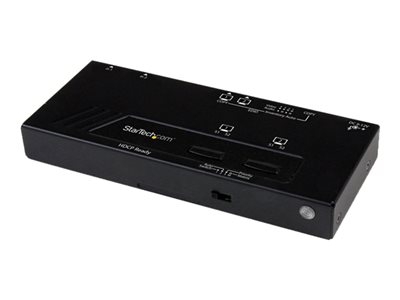 StarTech.com Switch Matrice HDMI 2x2 avec Commutation Automatique et Prioritaire - Boîtier de Partage / Matrice HDMI 2x2 - 1080p - Commutateur vidéo/audio - de bureau - pour P/N: SVA12M2NEUA, SVA12M5NA