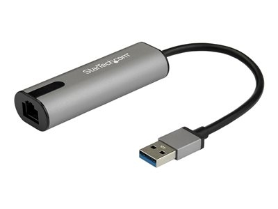Startech Carte réseau externe USB 3.0 vers 2.5 Gigabit Ethernet - Adaptateur 2.5GBASE-T - IEEE 802.3bz - Mac, Windows, Linux (US2GA30) - Adaptateur réseau - USB 3.0 - Ethernet 10M/100M/1G/2,5 Gigabit x 1 - noir, gris sidéral