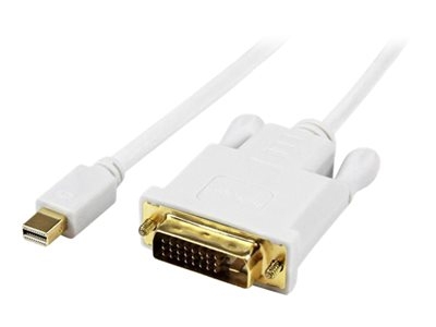 StarTech.com Câble Adaptateur Mini DisplayPort vers DVI-D Actif 91 cm - Convertisseur Mini DP vers DVI - M/M - 1920 x 1200 - Câble DisplayPort - Mini DisplayPort (M) pour DVI-D (M) - 90 cm - actif - blanc