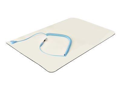StarTech.com Tapis Antistatique ESD - Tapis de Travail pour Électronique - Tapis antistatique - fil de mise à la terre détachable - beige