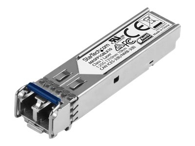 StarTech.com SFP fibre - 1000Base-LX - Module SFP fibre optique - Gigabit - Compatible Juniper SFP-1GE-LX - Monomode LC - 1310nm - 10 km - Module transmetteur SFP (mini-GBIC) (équivalent à : Juniper SFP-1GE-LX) - 1GbE - 1000Base-LX - mode unique LC - jusqu'à 10 km - 1310 nm