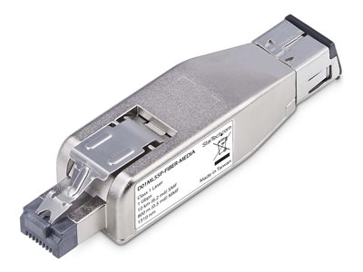 StarTech.com Gigabit Fiber to RJ45 Ethernet Media Converter, Micro Mini - Convertisseur de média à fibre optique - 1GbE - 1000Base-LX, 1000Base-T - RJ-45 / monomode LC/multi-mode LC - jusqu'à 10 km - 1310 nm - Conformité TAA - pour P/N: 50FIBLCLC10, 50FIBLCLC15, N6PATCH6BL, N6PATCH6BL10PK