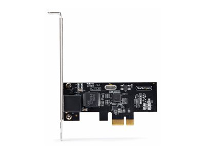Startech 1-Port 2.5G PCIe Netwerkkaart, Ethernet Adapter, LAN Kaart - Netwerkadapter - PCIe 2.0 laag profiel - 10/100/1000/2500Base-T x 1 - zwart