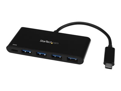 StarTech.com Hub USB 3.0 4 ports - Power Delivery - USB-C vers 4x USB-A - Concentrateur (hub) - 4 x SuperSpeed USB 3.0 - de bureau