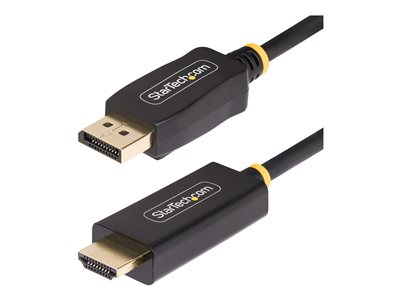 StarTech.com Câble Adaptateur DisplayPort vers HDMI, 3m, 4K60Hz avec HDR - Câble adaptateur - DisplayPort mâle pour HDMI mâle - 3 m - noir - support pour 4K60Hz, prise en charge HDR
