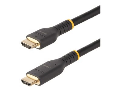 StarTech.com Câble HDMI Actif de 10m - HDMI 2.0 4K 60Hz UHD - Robuste - High speed - câble HDMI avec Ethernet - HDMI mâle pour HDMI mâle - 10 m - noir