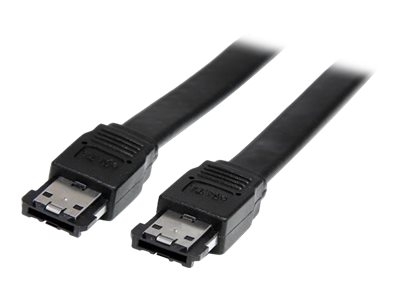 StarTech.com Câble eSATA externe blindé de 90 cm M/M - Câble eSATA - Serial ATA 150 - eSATA (M) pour eSATA (M) - 91 cm - noir - pour P/N: PEXUSB311A1E, S351BMU33ET, S351BMU33ETG, SDOCKU313E, SDOCKU33EF, TB2DOCK4K2DP