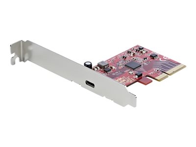 StarTech.com Carte PCIe 1 Port USB 3.2 Gen 2x2 - Carte Contrôleur USB-C SuperSpeed 20Gbps PCI Express 3.0 x 4 - Carte Adaptateur PCIe USB Type-C Add. - Carte ext. - Windows &amp; Linux (PEXUSB321C) - Adaptateur USB - PCIe 3.0 x4 profil bas - USB-C 3.2 Gen 2x2 x 1