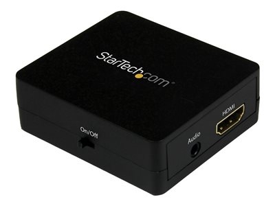 Startech Extracteur audio HDMI - Convertisseur HDMI vers audio 3,5 mm - Audio stéréo 2.1 - HDMI audio extractor - 1080p - Extracteur de signal audio HDMI