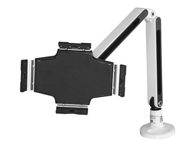 StarTech.com Support de bureau pour tablette - Bras articulé - Support tablette pour iPad ou Android (ARMTBLTIW) - Kit de montage - bras réglable - pour tablette - plastique, acier - blanc - Taille d'écran : 9"-11" - montrable sur bureau - Conformité TAA - pour P/N: DK30CHPH, STSCART